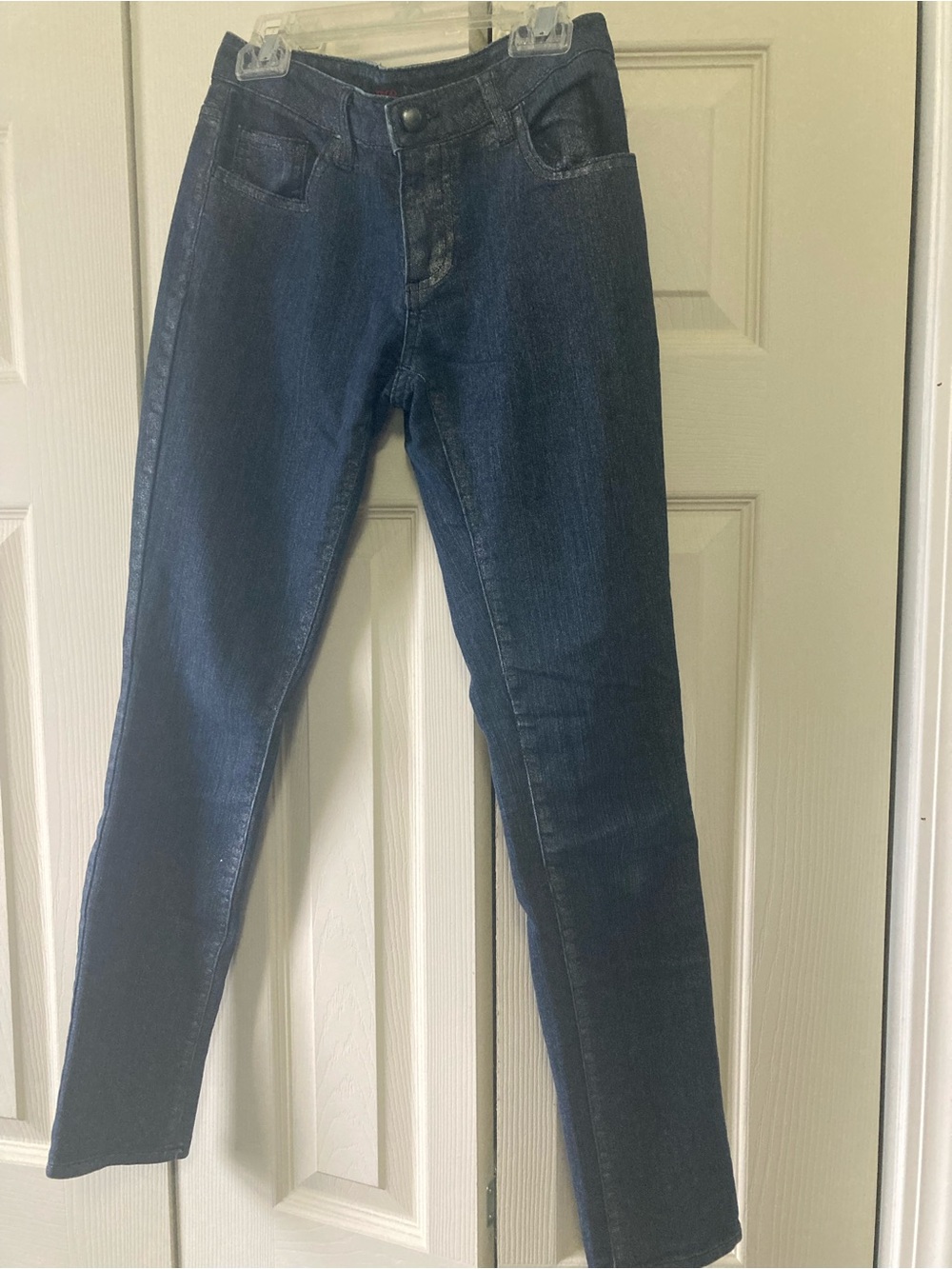 BONGO Juniors Dark Shimmer Skinny Jeans, Size 1